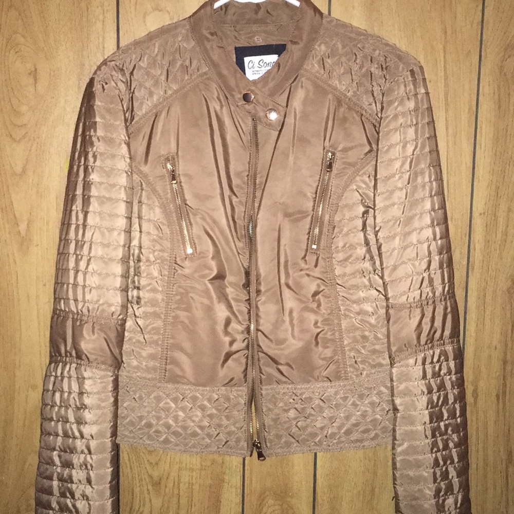 Nude/brown jacket